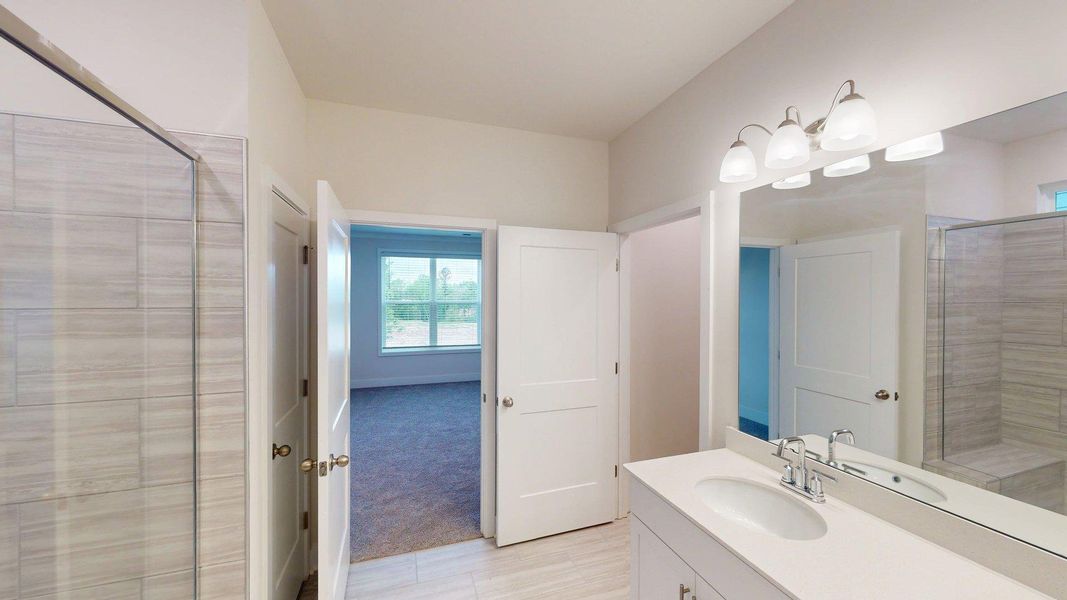 Furnished interior view inside a new home in Westport, York (Image 10).