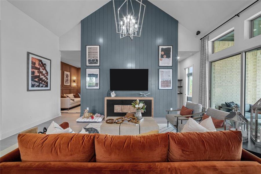 Furnished interior view inside a new home in South Pointe Manor Series, Mansfield (Image 21). Furnished interior view inside a new home in South Pointe Manor Series, Mansfield (Image 21).