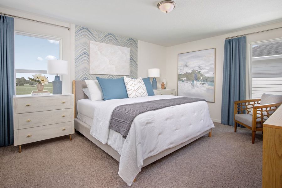 Representative furnished interior of a home built from the 1573 by KB Home in The Shores I, St. Cloud (Image 6).