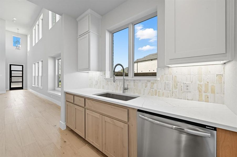 Furnished interior view inside a new home in Mosaic: 40ft. lots, Prosper (Image 7).