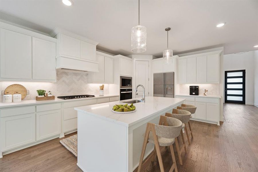 Furnished interior view inside a new home in Tavolo Park, Fort Worth (Image 10). Furnished interior view inside a new home in Tavolo Park, Fort Worth (Image 10).