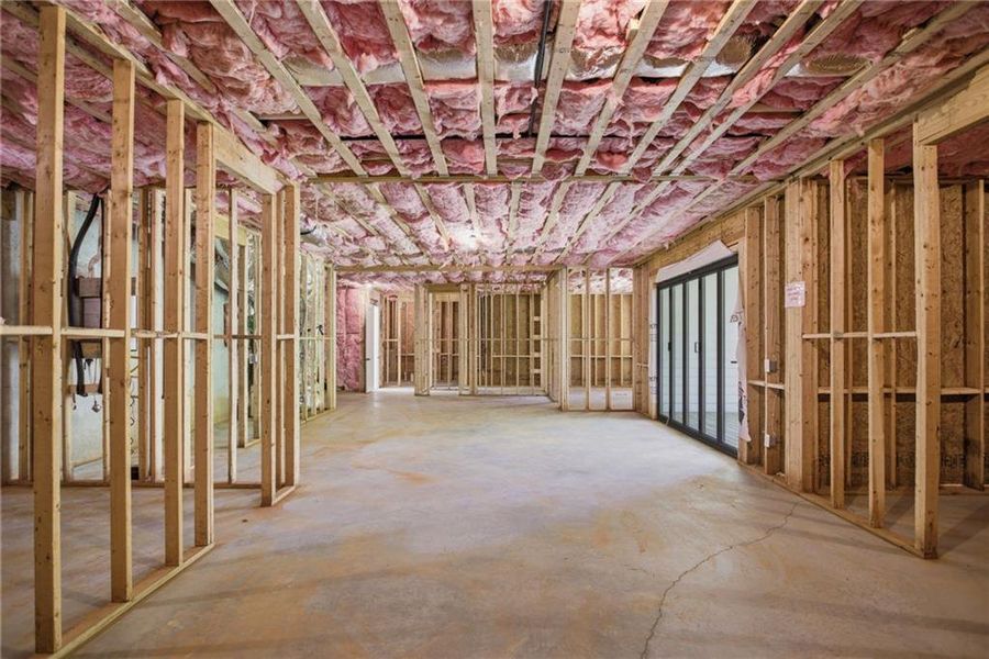 In-progress construction of a new home in , Powder Springs, GA (Image 56).