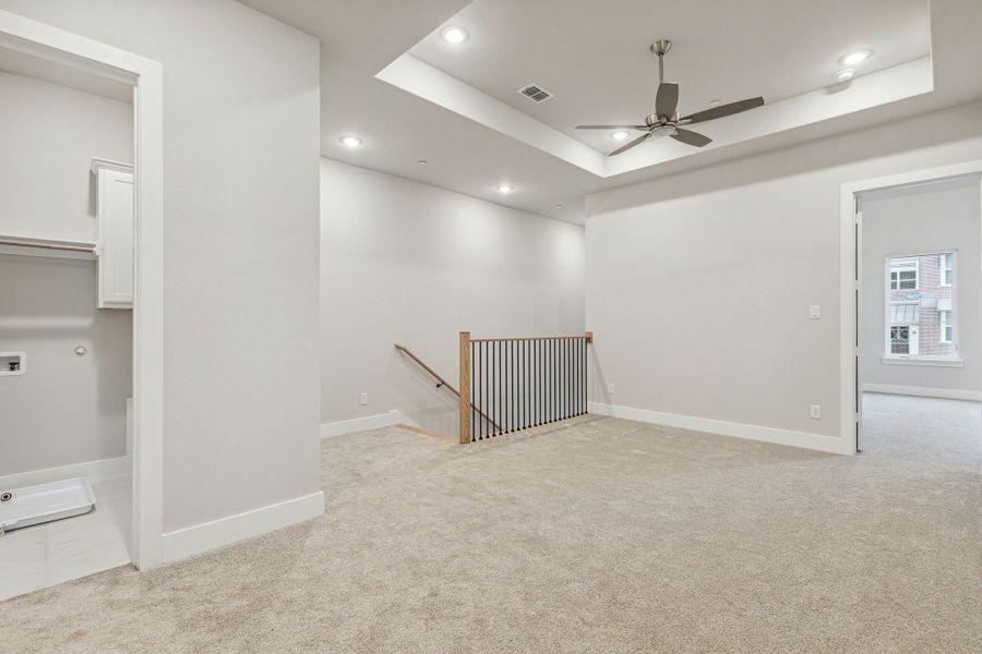 Spacious, unfurnished interior of a new home in Newman Village Townhomes, Frisco (Image 17).