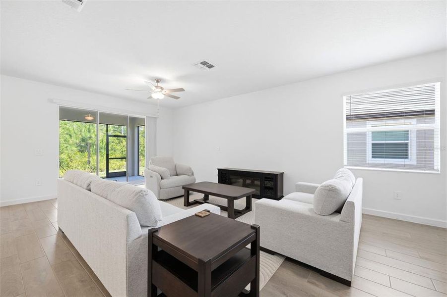 Furnished interior view inside a new home in Angeline Active Adult, Land O' Lakes (Image 7).