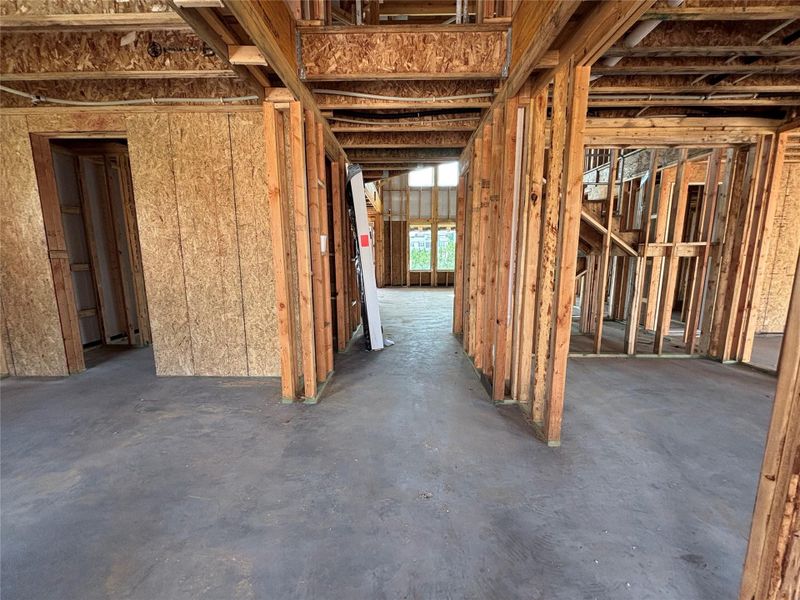 In-progress construction of a new home in Provence 70s, Austin, TX (Image 8). In-progress construction of a new home in Provence 70s, Austin, TX (Image 8).