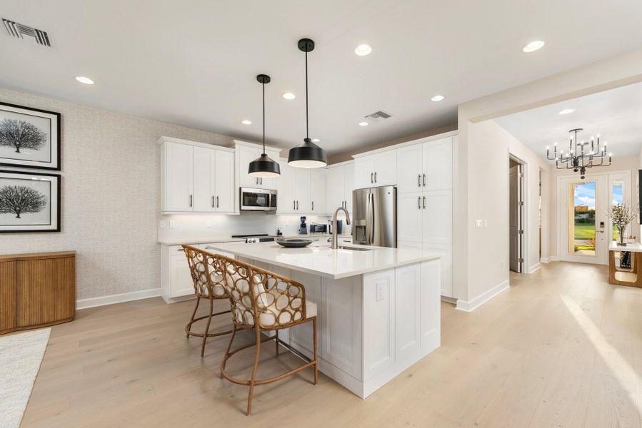 Representative furnished interior of a home built from the Andros by GL Homes in Valencia Harbor (55+), Fort Myers (Image 6).