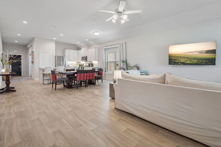 Furnished interior view inside a new home in Sunterra, Katy (Image 16). Furnished interior view inside a new home in Sunterra, Katy (Image 16).