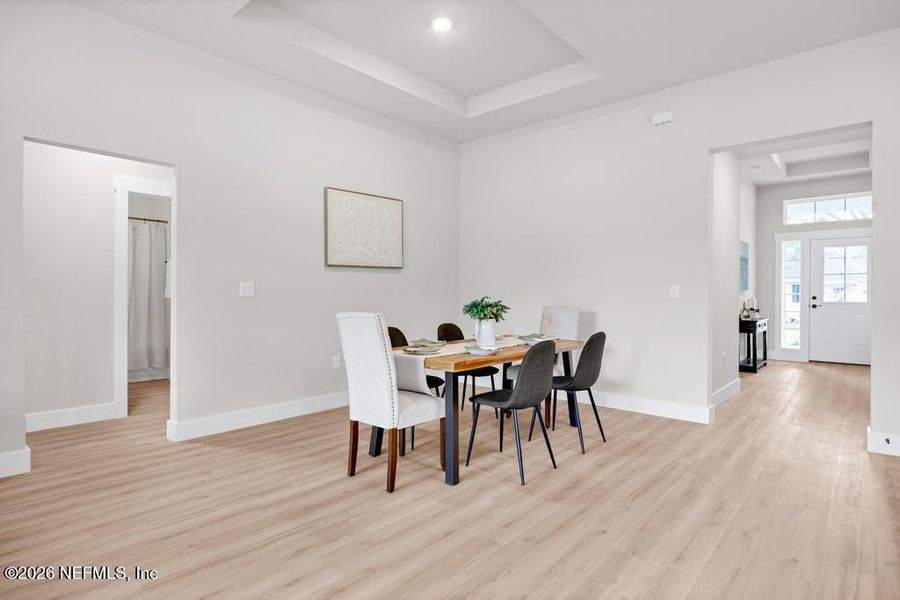 Furnished interior view inside a new home in , Jacksonville (Image 14).