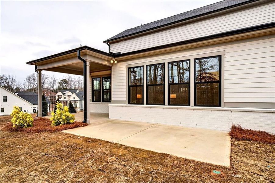 Exterior details and patio area of a home in , Cumming (Image 28). Exterior details and patio area of a home in , Cumming (Image 28).