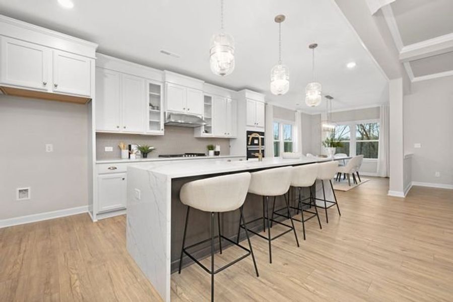 Representative furnished interior of a home built from the Kensington by True Homes in Wheatfield Estates, Statesville (Image 5).