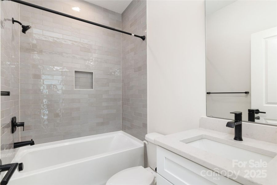 Furnished interior view inside a new home in , Hickory (Image 10).