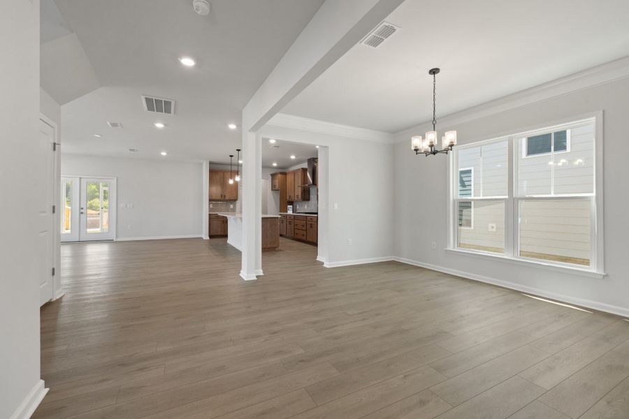 Spacious, unfurnished interior of a new home in Saunders Farm, Willow Spring (Image 18). Spacious, unfurnished interior of a new home in Saunders Farm, Willow Spring (Image 18).