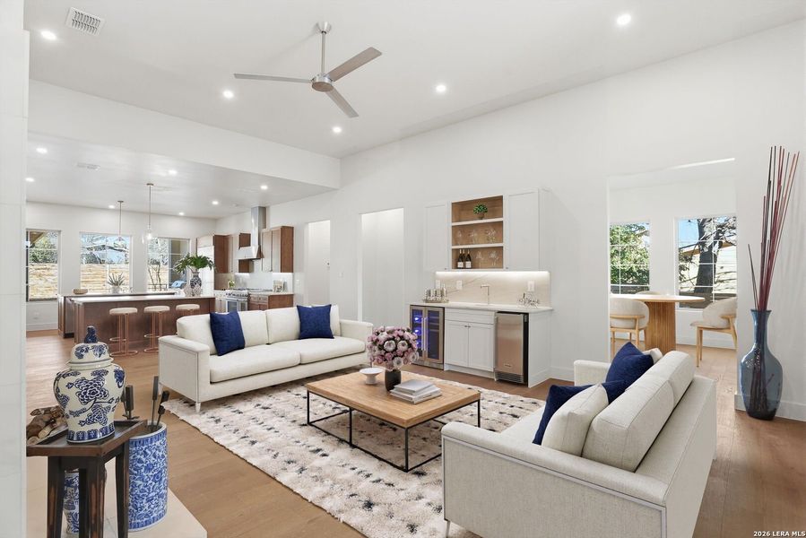 Furnished interior view inside a new home in , Terrell Hills (Image 5).