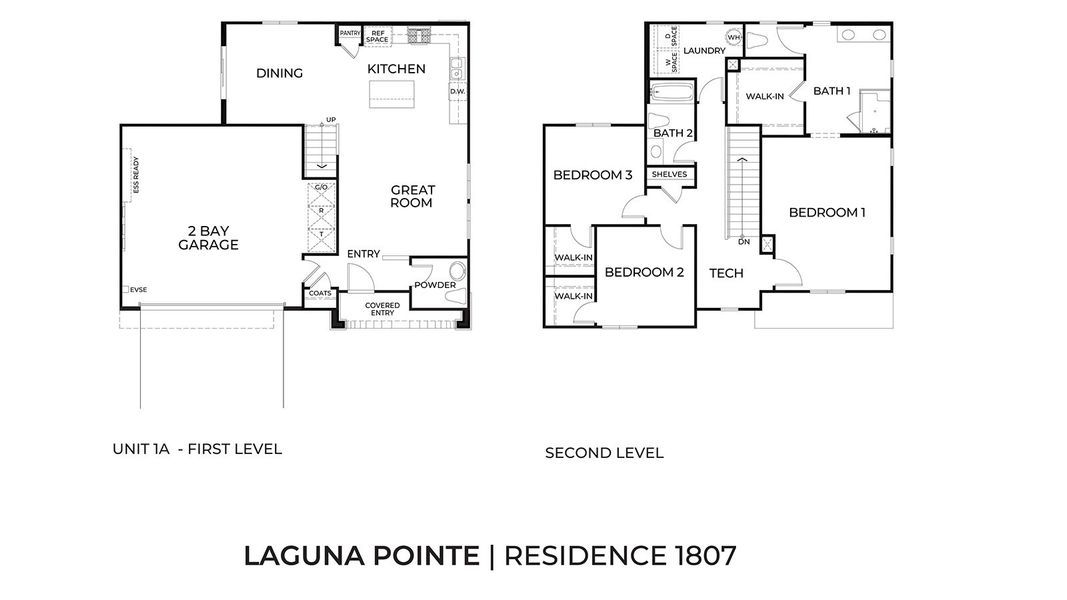2D floor plan layout for the Plan by D.R. Horton in Westerly, Lillington, NC (Image 3). 2D floor plan layout for the Plan by D.R. Horton in Westerly, Lillington, NC (Image 3).