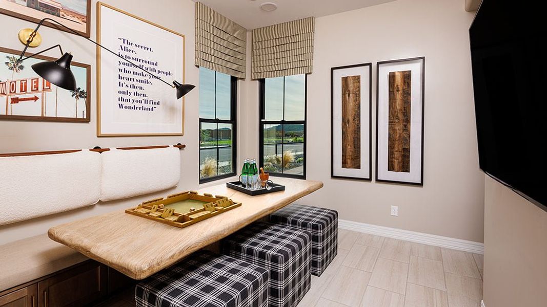 Representative furnished interior of a home built from the Alder by Taylor Morrison in Verdin Capstone Collection, Phoenix (Image 16).