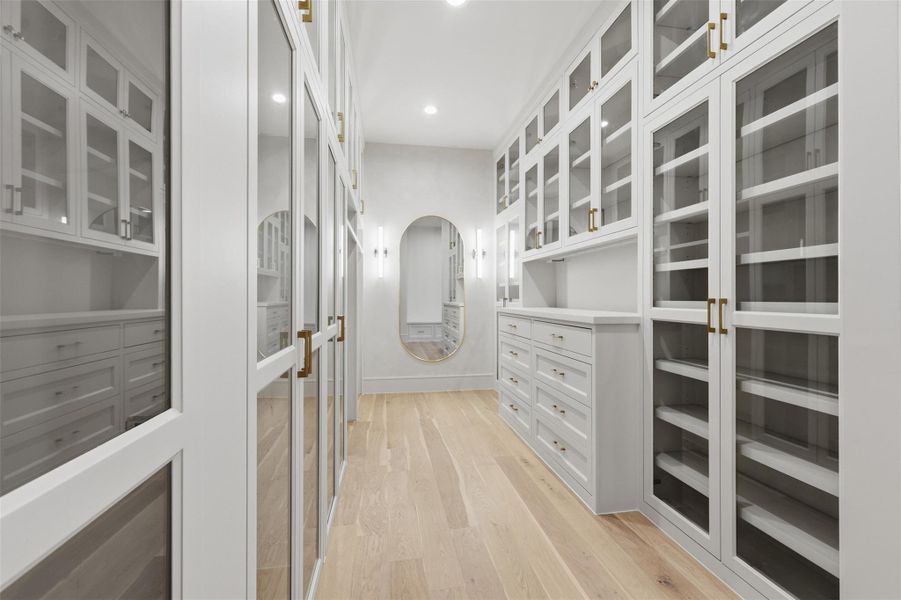 Boutique store wardrobe