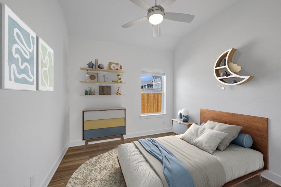 Furnished interior view inside a new home in Sunfield, Buda (Image 5).