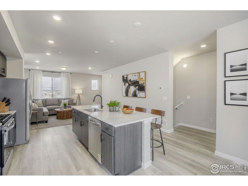 Furnished interior view inside a new home in Waterfield, Fort Collins (Image 13).