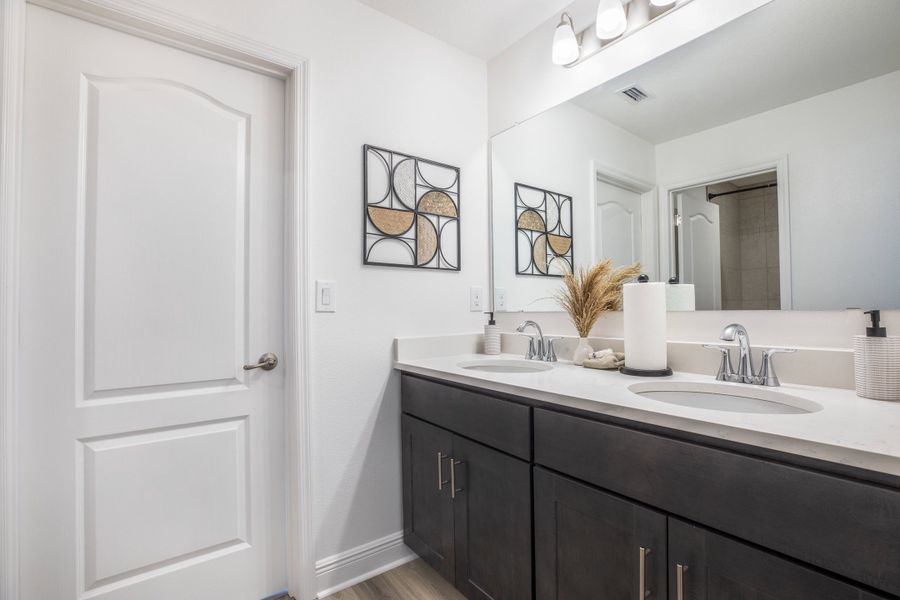 Furnished interior view inside a new home in Mirada, San Antonio (Image 9).