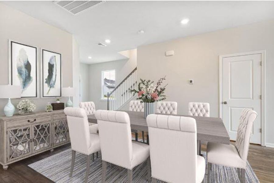 Furnished interior view inside a new home in Limehouse Farms, Summerville (Image 7).
