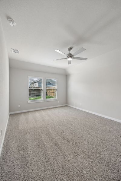 Primary Suite in the Emmy II home plan by Trophy Signature Homes - REPRESENTATIVE PHOTO