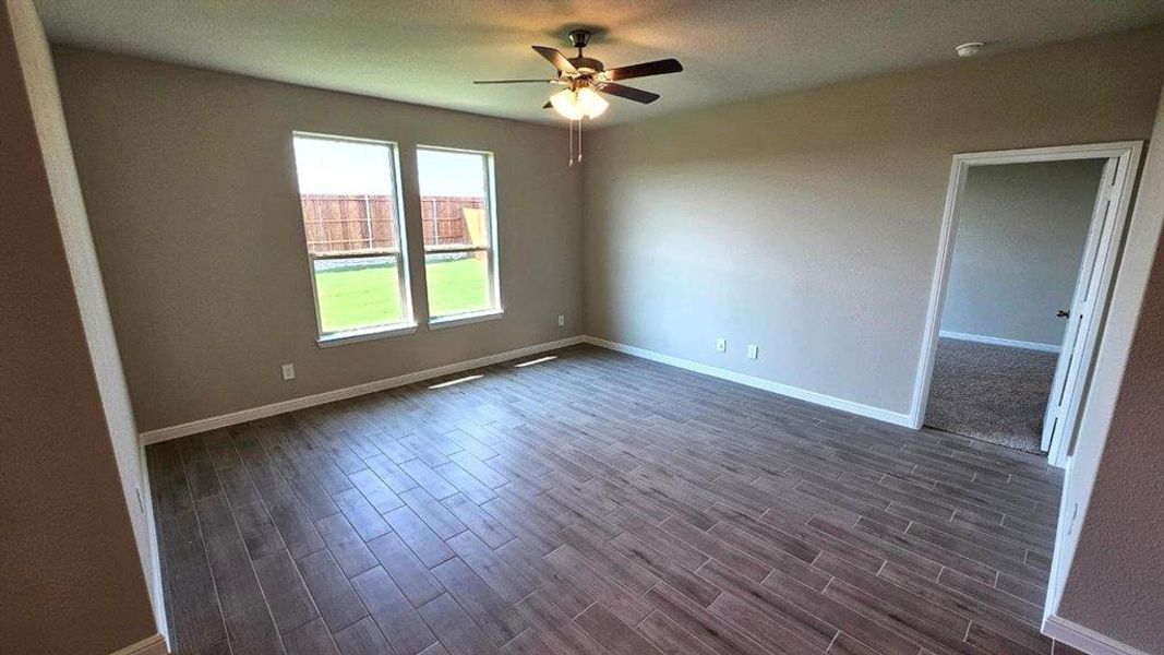 Spacious, unfurnished interior of a new home in Monarch at the Meadows, Krum (Image 11). Spacious, unfurnished interior of a new home in Monarch at the Meadows, Krum (Image 11).