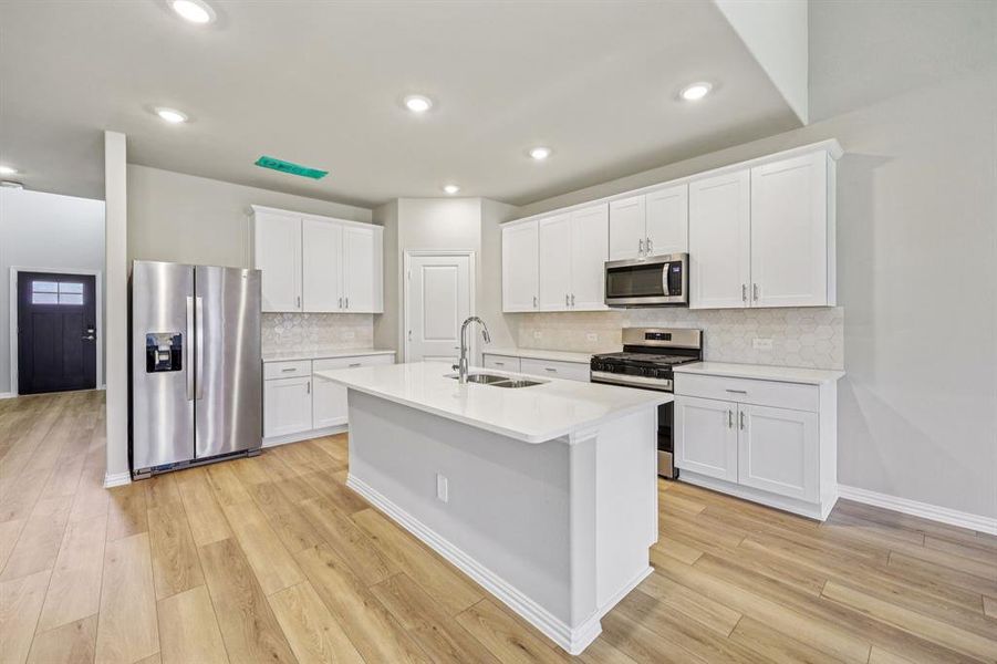 Photo is not of the actual home, but is an inspirational photo of builder’s model home and may depict options, furnishings, and/or decorator features that are not included.