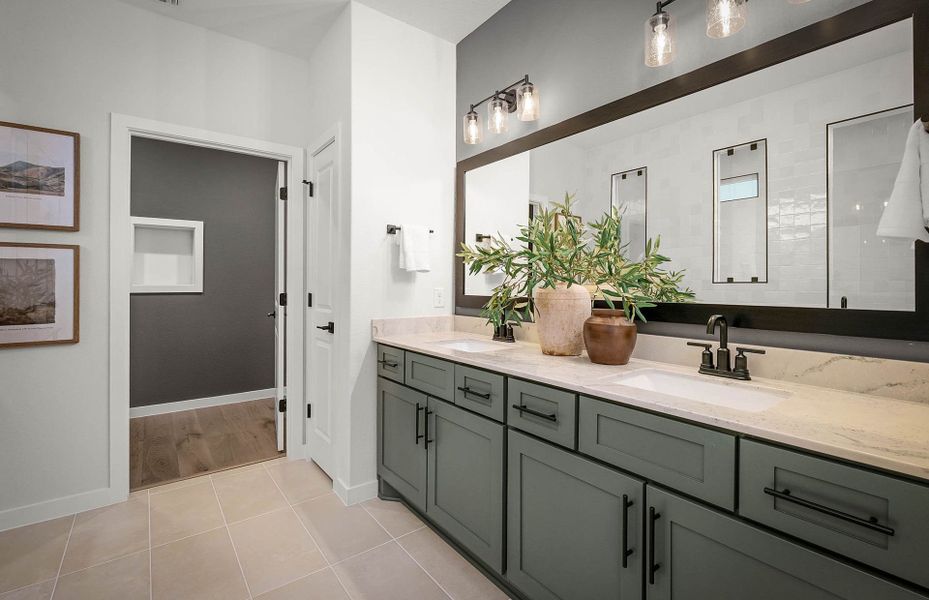 Representative furnished interior of a home built from the Prestige by Del Webb in Del Webb Austin at Lost Pines, Bastrop (Image 50).