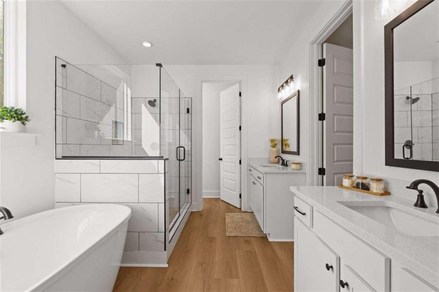 Furnished interior view inside a new home in , Jenkinsburg (Image 16).