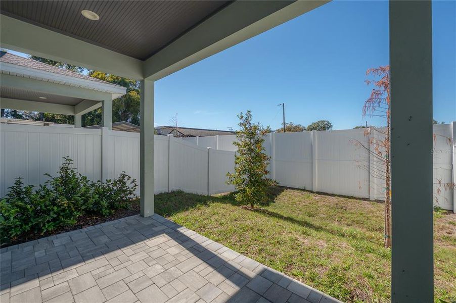 Exterior details and patio area of a home in , Tampa (Image 27). Exterior details and patio area of a home in , Tampa (Image 27).