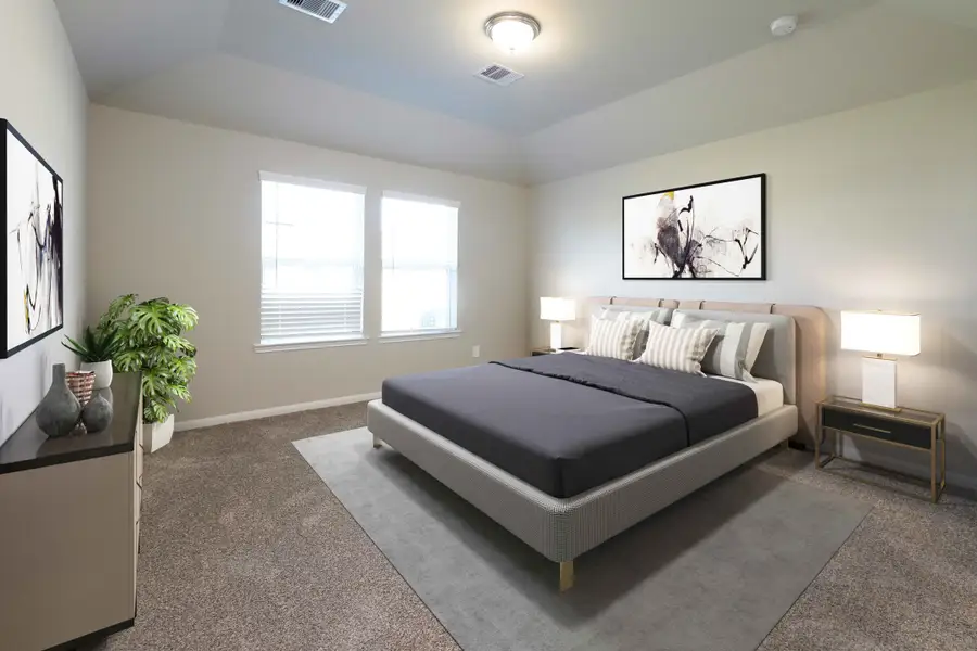 Representative furnished interior of a home built from the Allegheny by Beazer Homes in Sorella, Tomball (Image 6).