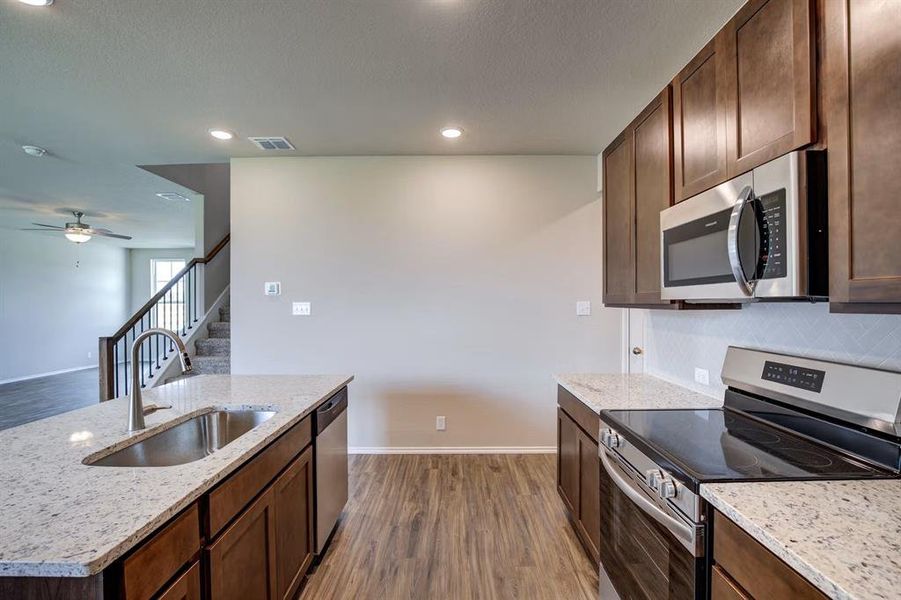 Furnished interior view inside a new home in Hannah Heights, Seguin (Image 7). Furnished interior view inside a new home in Hannah Heights, Seguin (Image 7).