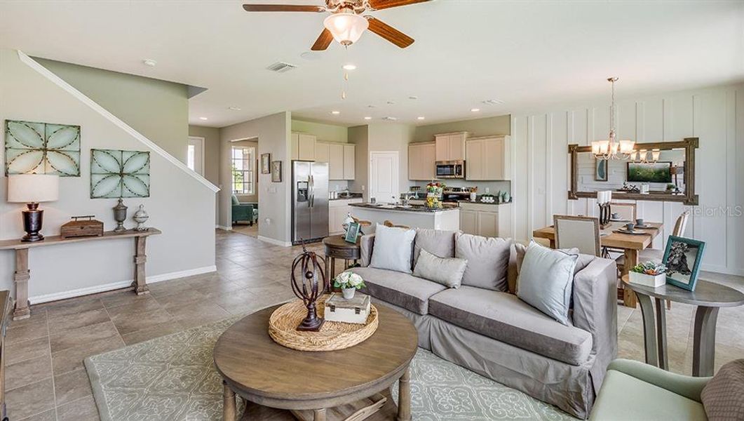 Furnished interior view inside a new home in Legacy Preserve, Parrish (Image 13).