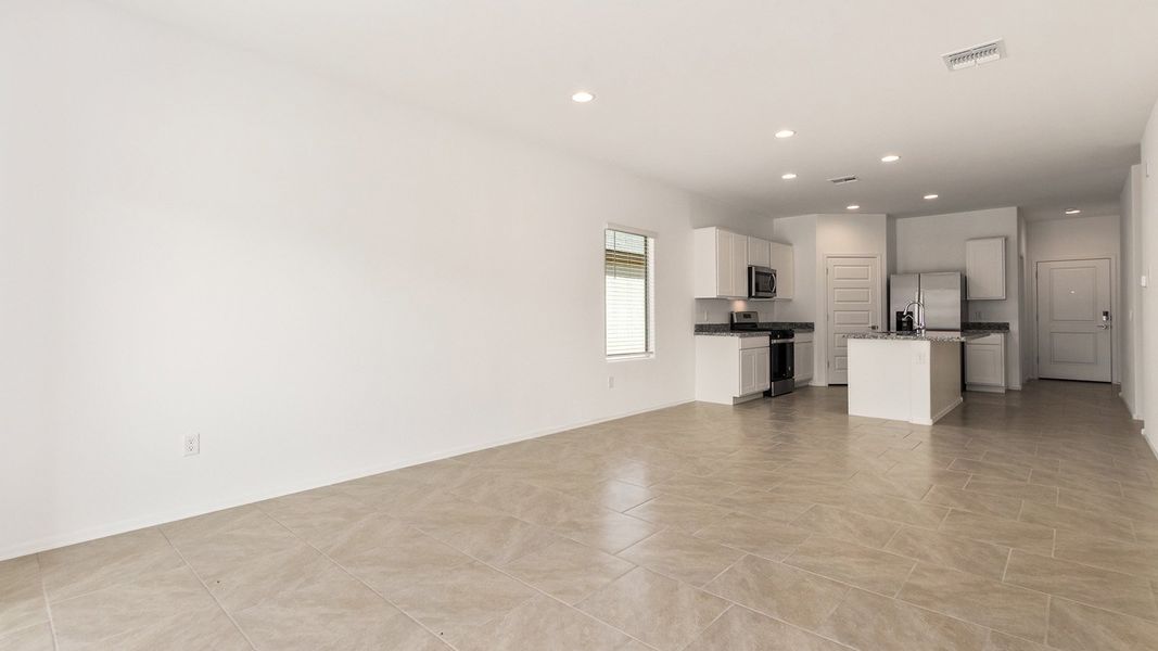 Representative unfurnished interior of a home built from the Dalton by D.R. Horton in The Oasis at Rocking K, Vail (Image 11).