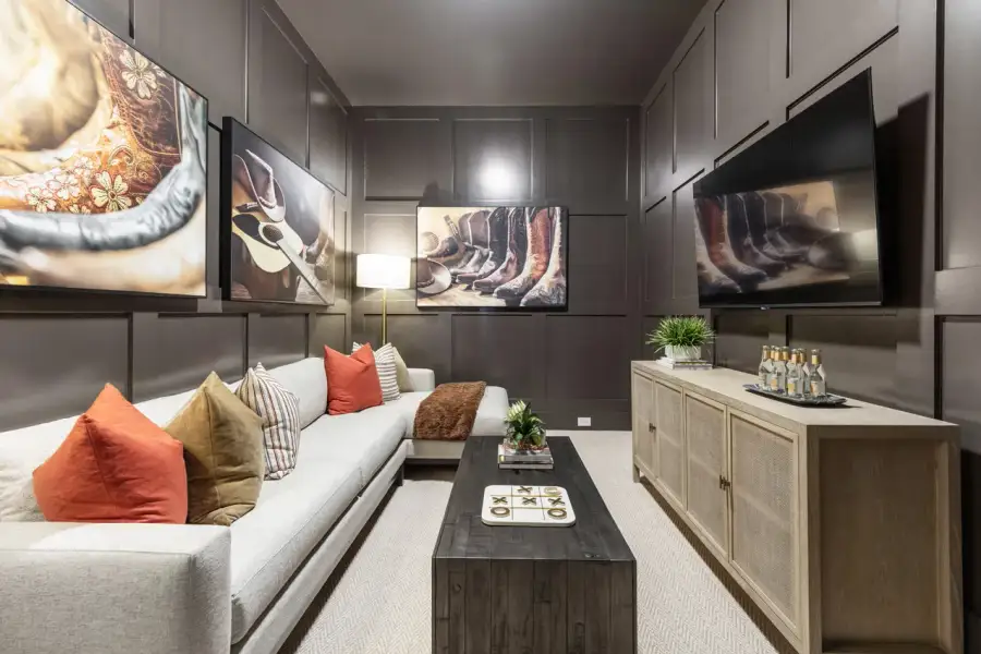 Representative Entertainment Room - some options shown