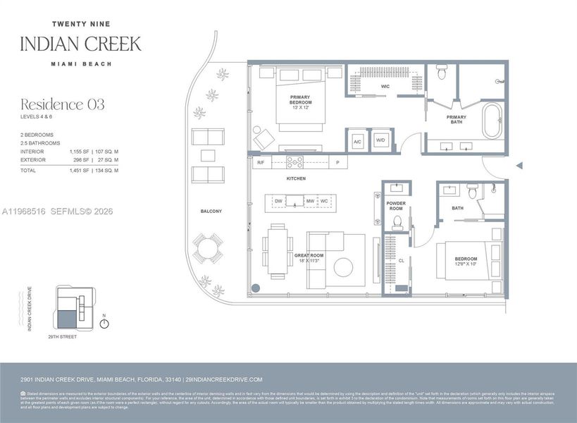 2D floor plan layout of this home in , Miami Beach, FL (Image 4). 2D floor plan layout of this home in , Miami Beach, FL (Image 4).