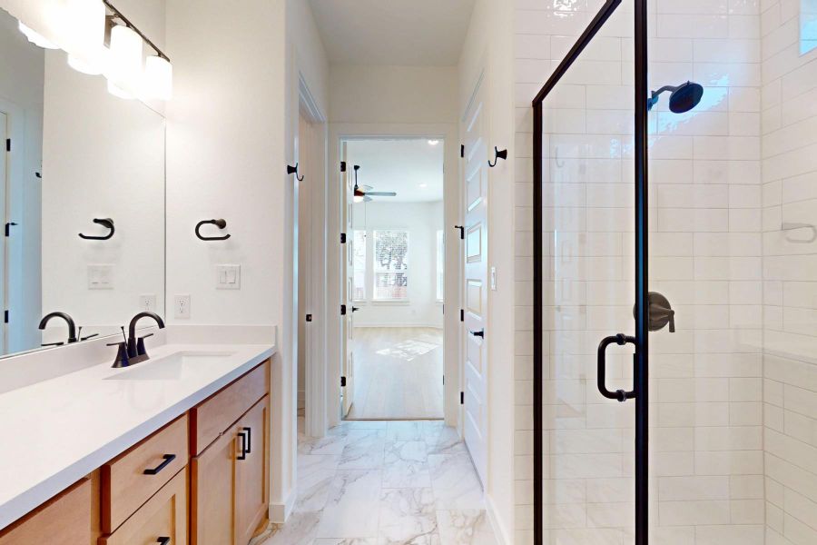 Furnished interior view inside a new home in Heritage, Dripping Springs (Image 9).