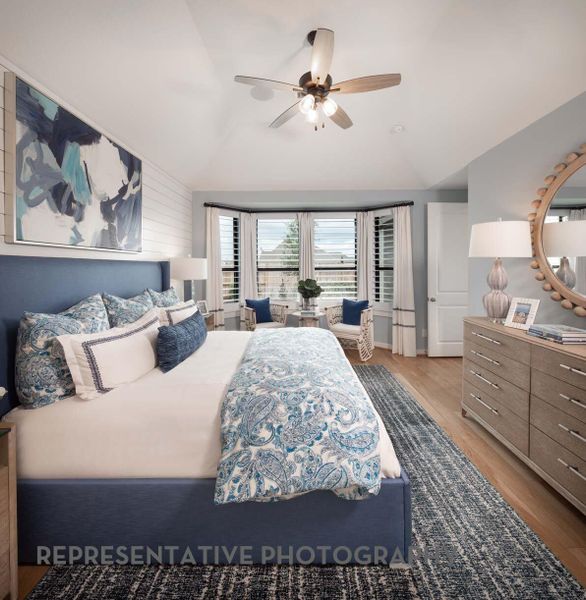 Furnished interior view inside a new home in Meridiana, Manvel (Image 6).