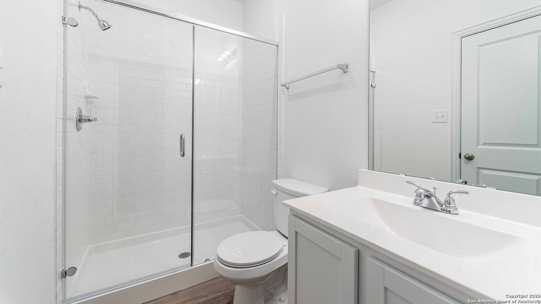Furnished interior view inside a new home in Katzer Ranch, Converse (Image 2).