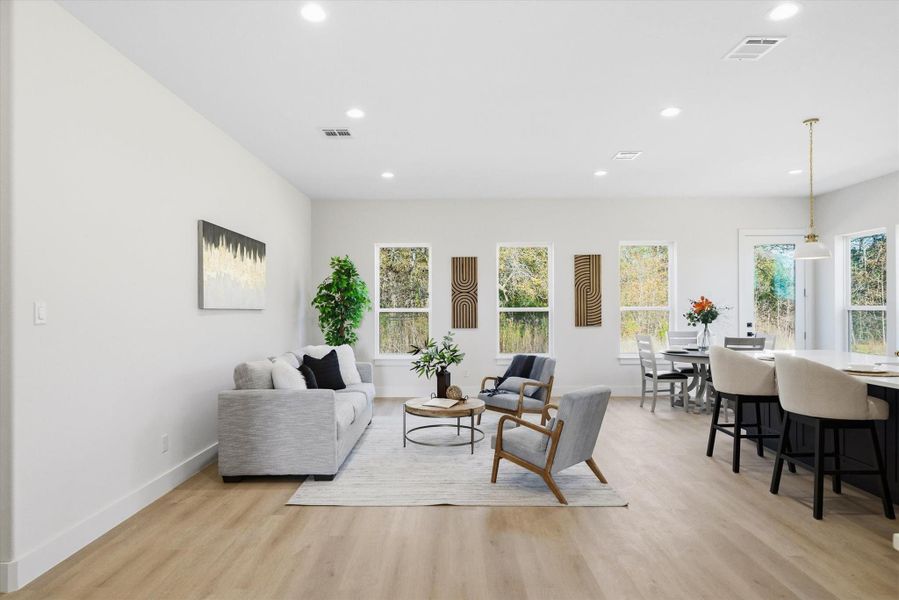 Furnished interior view inside a new home in , Van (Image 6).