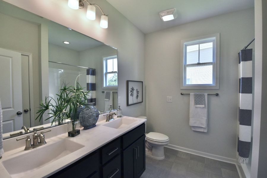 Furnished interior view inside a new home in Parkwood Estates, Leland (Image 9).