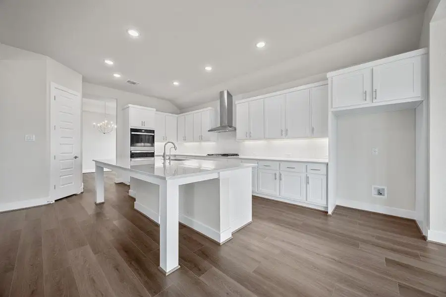 Furnished interior view inside a new home in Santa Rita Ranch, Liberty Hill (Image 9).