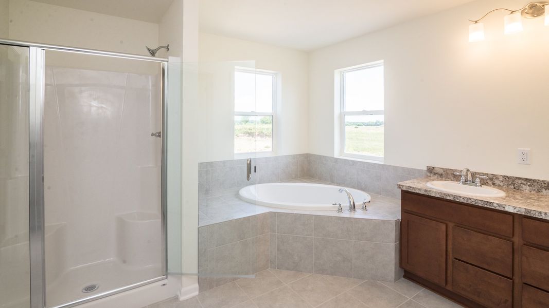 Representative furnished interior of a home built from the The Briarhaven III Side Entry by Norfolk Homes in Fosdick Glen of Saline, Saline (Image 21).