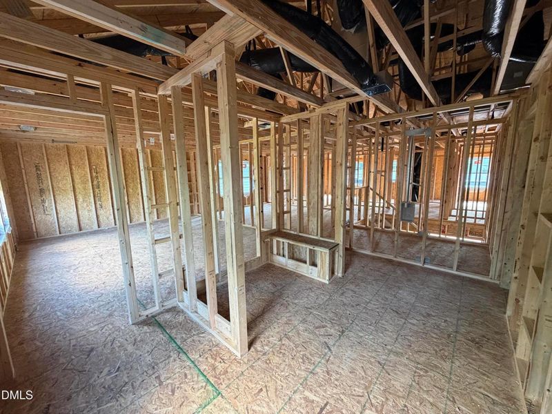 In-progress construction of a new home in Wendell Ridge, Wendell, NC (Image 40).