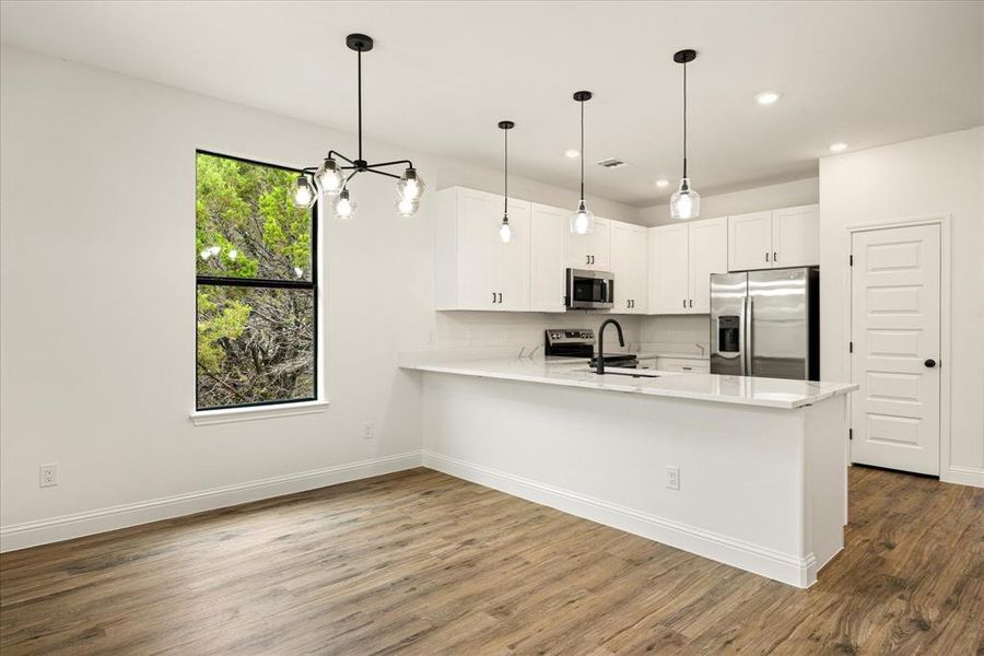 Furnished interior view inside a new home in , Granbury (Image 8).