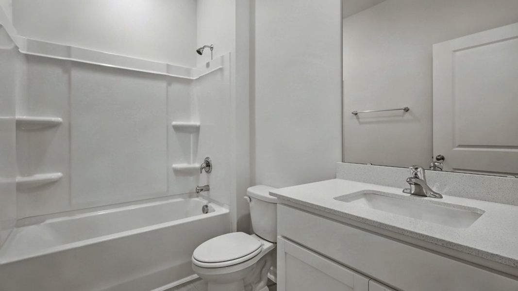 Furnished interior view inside a new home in Ridgewood Farms, Winterville (Image 11).