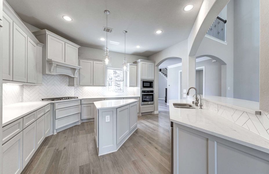 Furnished interior view inside a new home in Artavia 70′, Conroe (Image 7).