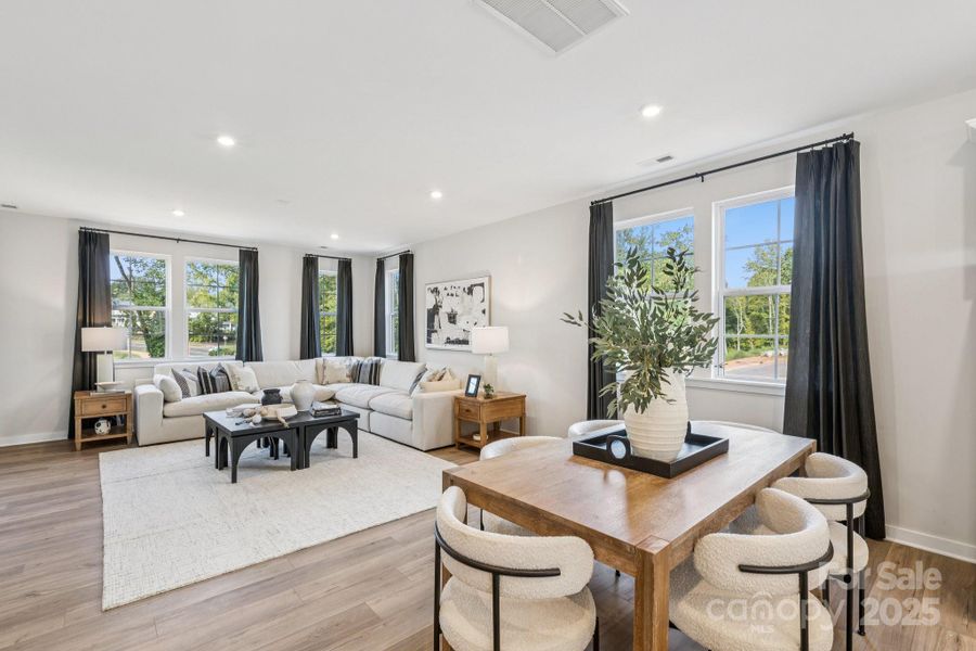 Furnished interior view inside a new home in , Huntersville (Image 11).