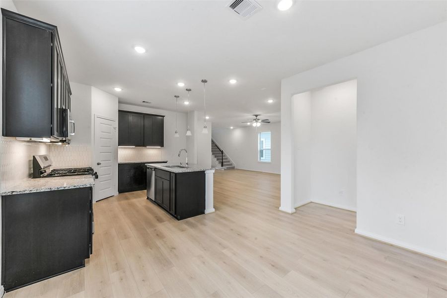 Furnished interior view inside a new home in Anderson Lakes, Houston (Image 6).