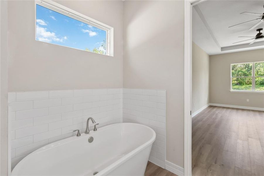 Master Bathroom large soaking tub